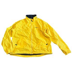 Henri Lloyd Bright Yellow Sailing Jacket Windbreaker Waterproof Size 2XL Men's